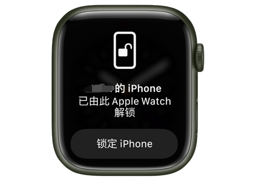 祥云苹果手机维修分享用 AppleWatch 解锁配备面容 ID 的 iPhone方法 