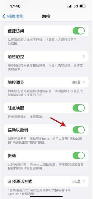 祥云苹果手机维修分享iPhone手机如何设置摇一摇删除文字 